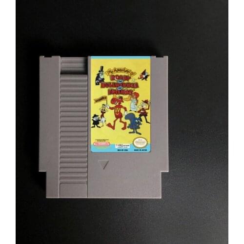 The Adventures of Rocky and Bullwinkle and Friends - 72 pins 8bit Game Cartridge