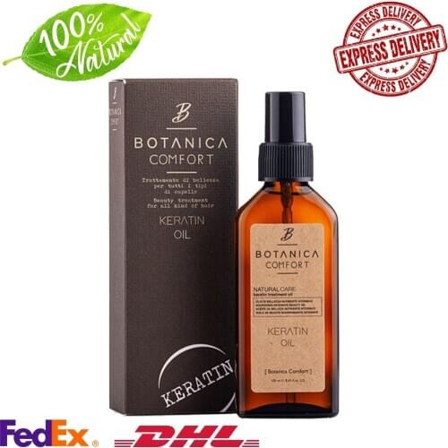 Keratin Oil for Severely Damaged Hair Botanica Comfort, 3.4fl oz - 100ml Healthy Hair FAST DELIVERY