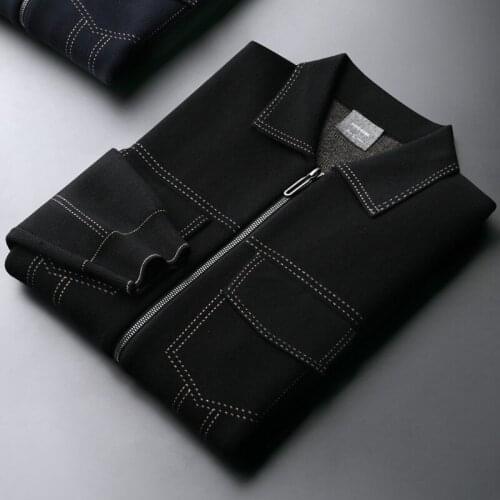 Classic Zipper Cardigan Male Sweaters Luxury Autumn Winter Business And Casual Mens Sweaters Fit Man Sweaters Size 4XL