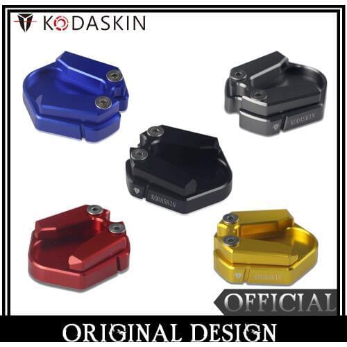 KODASKIN Motorcycle Kickstand Extension Plate Foot Side Stand Enlarge Pad for Vespa primavera sprint LX