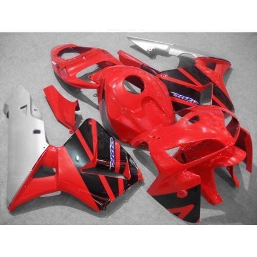 Motorcycle Fairing kit for HONDA CBR600RR F5 05 06 CBR 600RR 2005 2006 cbr600rr ABS Red black silver Fairings set+7gifts HJ28