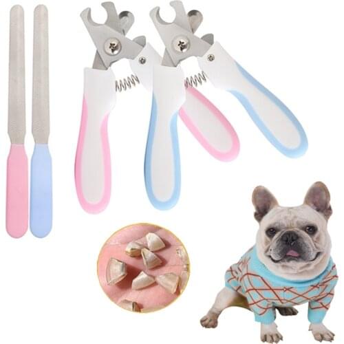 Pet Cat Dog Nail Clipper Cutter With Sickle Professional Stainless Steel Grooming Scissors Clippers for Pet Claws Dog Supplies