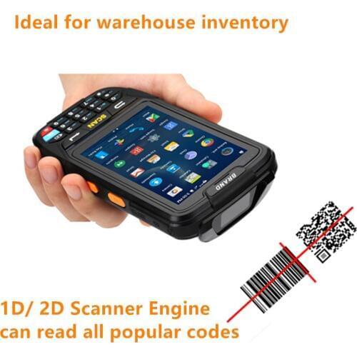 Handheld PDA industrial device inventory collector GPS tracking QR code 2D barcode android 7.0 OS honeywell 6603 PDA scanner