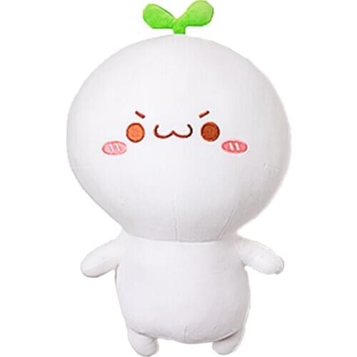 Doll plush toy nap pillow ultra soft cute bed gift unzip back cushion