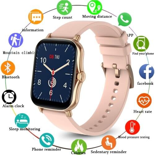 LIGE 2021 Full Touch Sport Smart Watch Men Women Sport Waterproof Watch Heart Rate Monitor Fitness Tracker Smartwatch Pedometer