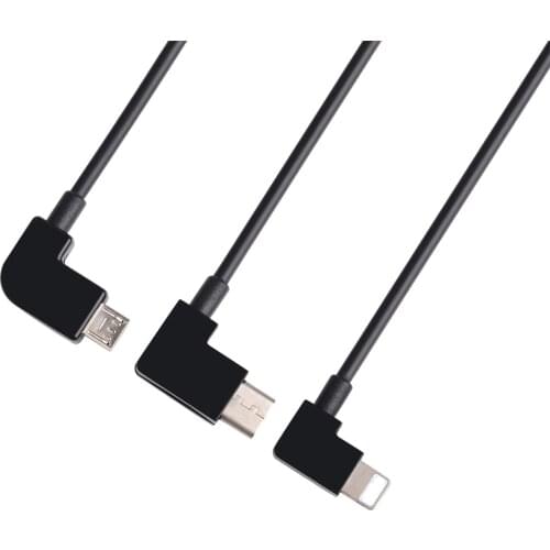 Line Micro USB Fit IOS Type-C OTG Data Cable For DJI Mavic Air 2 / Mavic Mini2 / Air2 Controller suitable for iPhone Samsung