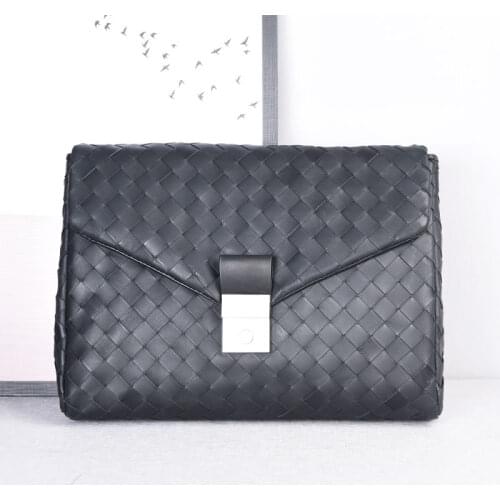 Mens Clutch Bag Designer Handbag Natural Leather Pouch Women Clutch Back Luxury Goods Bottega 2021 Strap Pouch Large Capacity