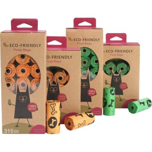 Outdoor Portable Degradable Pet Dog Waste Poop Bag Doggy Bag Degradable Pet Waste Clean Poop Bags Dog Up Clean Bag