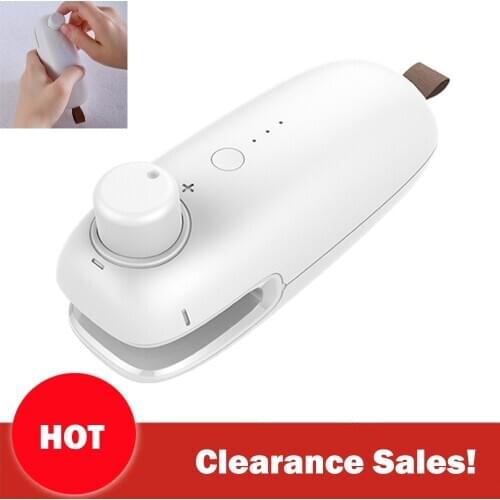 Usb Charging Portable Heating Plastic Bag Sealing Machine Cordless Handheld Vacuum Food Sealing Machine