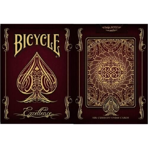 Bicycle Excellence Playing Cards Poker Size Deck USPCC Limited Edition Magic Cards Magic Tricks Props for Magician