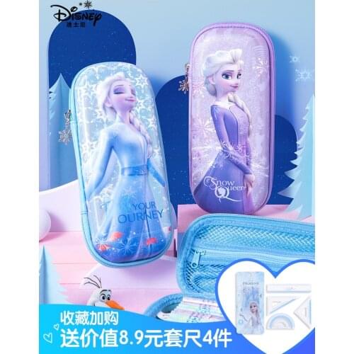 Genuine Disney Girl Large-capacity High-end Girl Pupils' Stationery Bag Birthday Gift Baby Girl Backpack School Bags for Girls