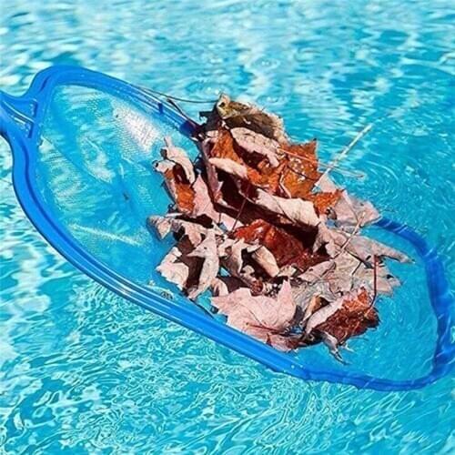 Pool Cleaning Net 1pc Blue Professional Tool Salvage Net Mesh Pool Skimmer Leaf Catcher Bag Swimming Pool Cleaner Accessories