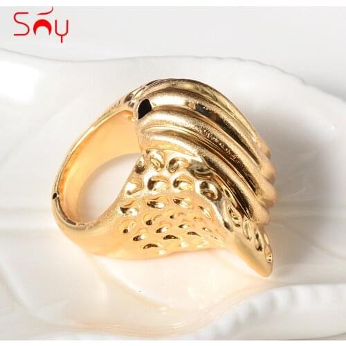 Sunny Jewelry Big Ring 2021 New Design High Quality Copper Ring Jewelry For Women Bridal Ring For Party Flower Trend Ring Gift