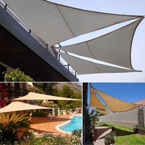 Triangle Sunshade Sail Outdoor Garden Yard Patio Party Sunscreen Awing Sun Canopy Tarp UV Protection Sun Shelter