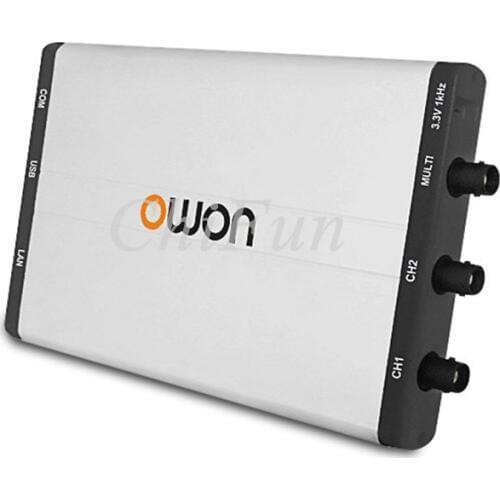 Freeshipping OWON VDS3104L 100MHz based USB Oscilloscope 4+1 (multi) channels 1GS/s 10M Record Length oscillograph LAN interface