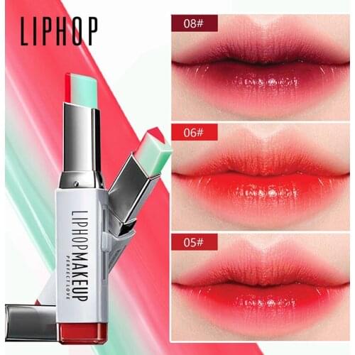 Moisturizer Lipstick Makeup Beauty Gradient Color Korean Style Two Color Tint Lip Stick Lasting Waterproof Lip Balm