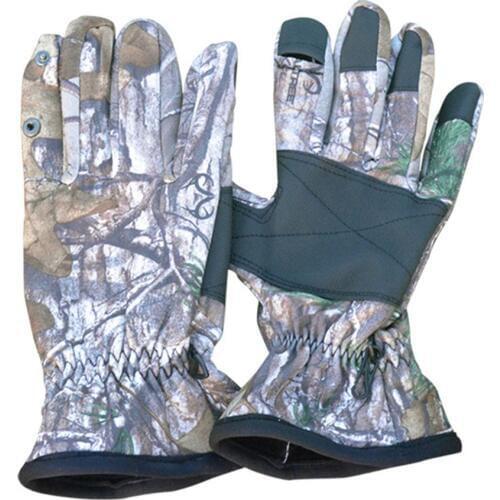 Outdoor Windproof Cycling Gloves Camouflage Hunting Gloves Fingerless/Finger Warm Non-Slip Bike Gloves For Cycling