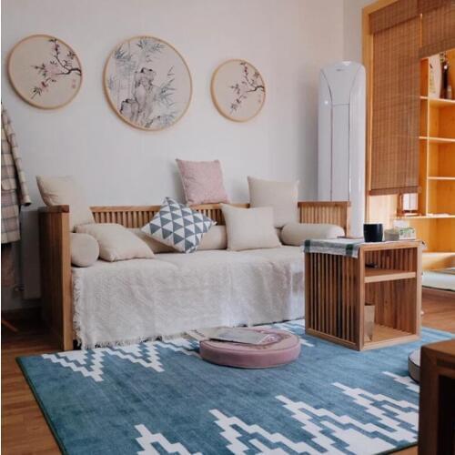 Nordic Knitted Throw Thread Blanket With Tassel on the Bed Sofa White Travel TV Nap Blankets Soft Towel Bed Scarf Plaid Tapestry