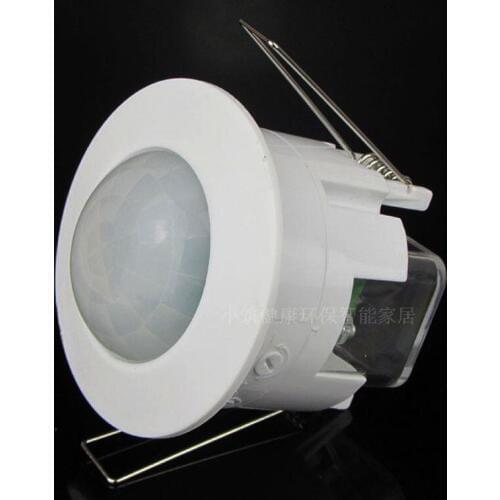 Hight Quality AC 110V-240V 50Hz 360 Degree Recessed PIR Ceiling Occupancy Motion Sensor Detector Switch Biosensor hot sale