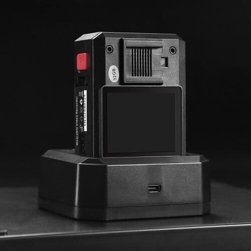 X6B 2K 1440P Body Worn Camera Body Mounted Night Vision Camera GPS Police cam 64GB Storage DVR Security Recorder Mini Camera Cam