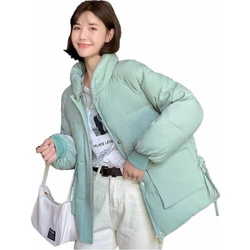 Winter Jacket Female Thick Warm Coat Ladies Short Parker Jacket Women Casual Loose Bread Costume Overcoat Pmujer Casaco Feminino