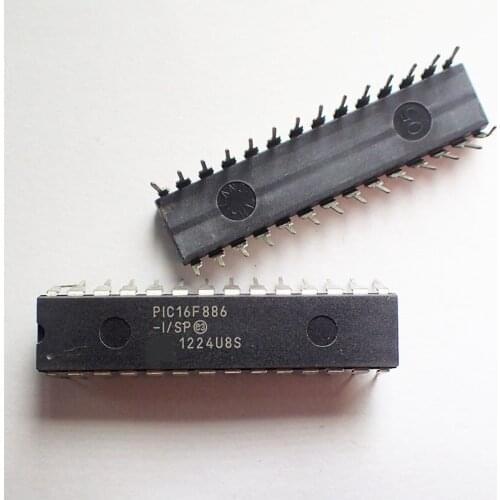 1pcs/lot PIC16F886-I/SP PIC16F886 DIP-28 In Stock