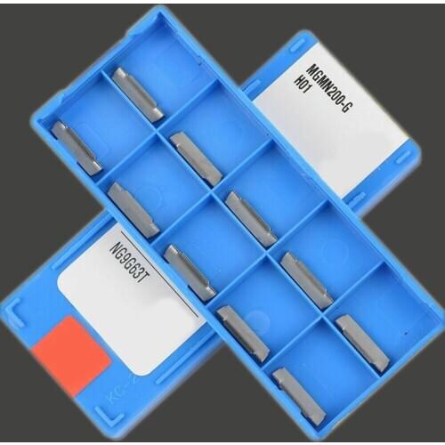 10pcs MGMN150-G H01 MGMN200-G H01 CNC processing lathe tools machine tool accessories carbide Inserts Used for Aluminum