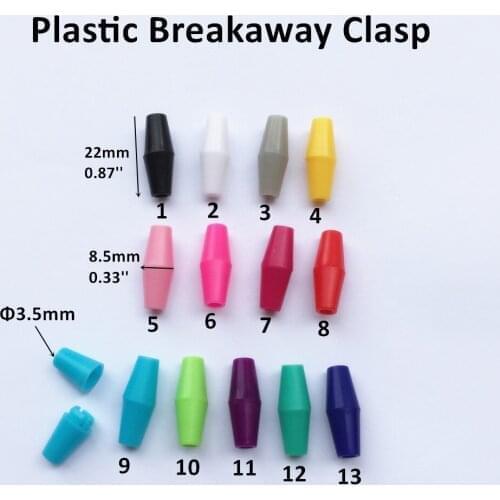 1300pcs DIY breakaway necklace plastic clasps Closure for silicone baby pacifier beads dummy chain jewelry