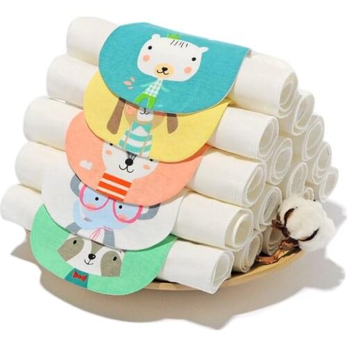 3PCS Baby Absorbent Sweat Towel 100% Cotton 6 Layer Gauze Children Washable Soft Sweat-absorbent Towel Cloth Newborn and Kids