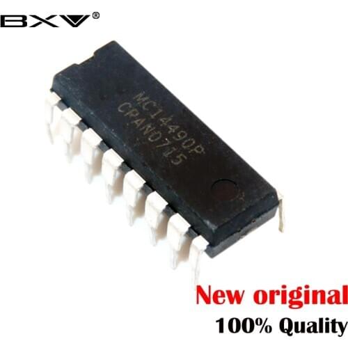 5PCS MC14490P DIP-16 MC14490 DIP16 MC14490PG DIP logic chip IC