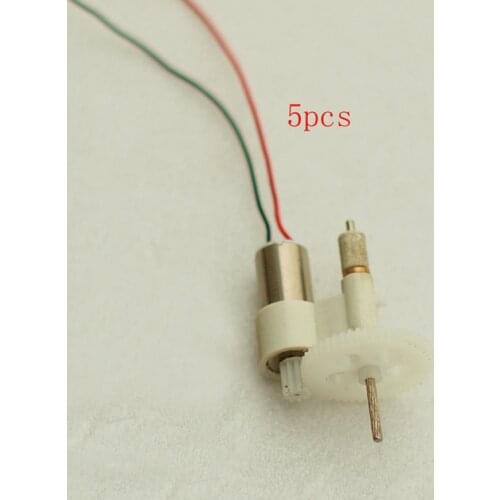 5PCS Micro 2.3gram 50000Rpm Motor with Gear Box(48:8) for RC Electric Plane DIY 614 Mini Hollow Cup Gearbox Parts