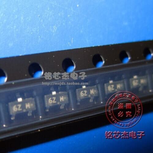 Free Shipping 100pcs/lot MMBF170LT1G 6Z MMBF170LT MMBF170 MOSFET N-CH 60V 500MA SOT-23 eletronico transistores