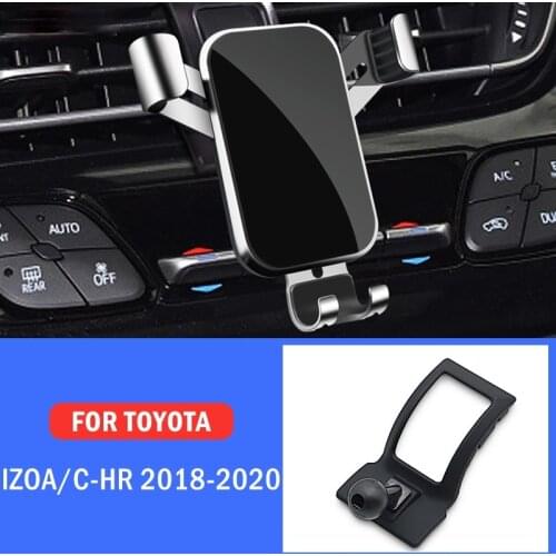 Car Mobile Phone Holder Special Mounts Stand GPS Gravity Navigation Bracket For Toyota Izoa CHR C-HR 2018 2019 2020 Accessories