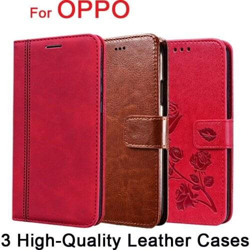 Phone Flip Case For OPPO F17 Pro Smart Premium Leather Capas Case For OPPO F15 OPPO F11 Wallet Cover Funda Cases