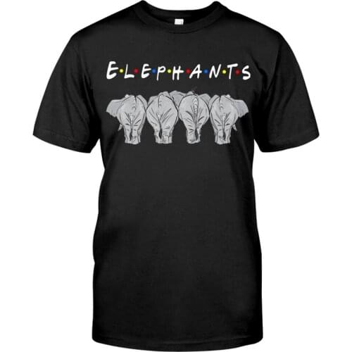 CLOOCL The Elephants Pure Cotton T-shirt Fashion Summer Cool Printed Shirt Mens for Women Shirts Hip Hop Tops Funny Cotton Tees