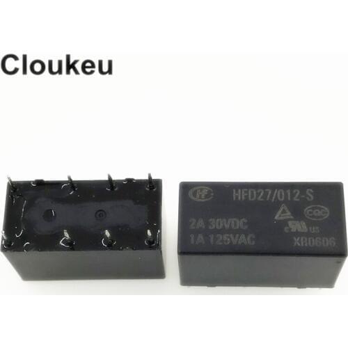 HFD27-012-S 12V 2A 4078 Relay DIP8 JRC-27F-012-S
