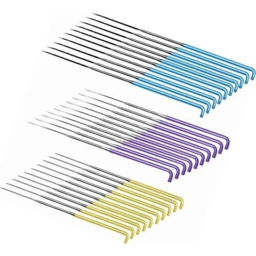 LMDZ 30 Pcs Needle Felting Wool Felt Pocked Needles Set Colourful Wool Felting Needles Tool 3 Sizes Felting Needle for Beginners