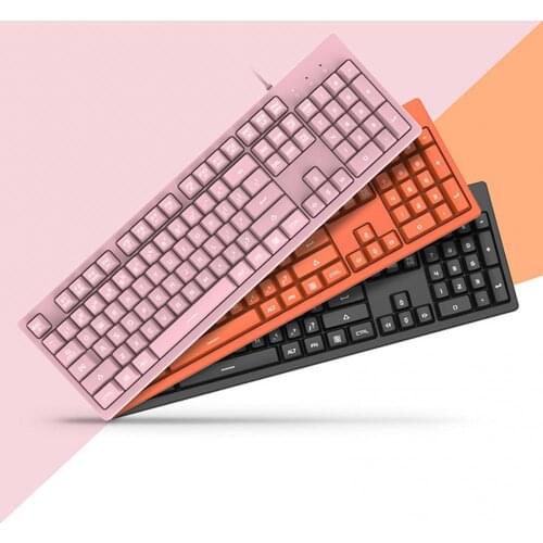 104-key pink gaming gaming mechanical keyboard glowing gaming keyboard tea axis feel