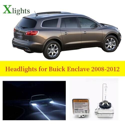 Xlights For Buick Enclave 2008 2009 2010 2011 2012 Xenon Bulb Headlight Lamp Kit HID Lights Low High Beam Auto Car Accessories