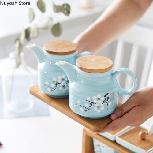 Kitchen Ceramic Seasoning Pot Seasoning Box Seasoning Bottle Jar Sugar Bowl Household Storage Box Kitchen Decoration Accessories