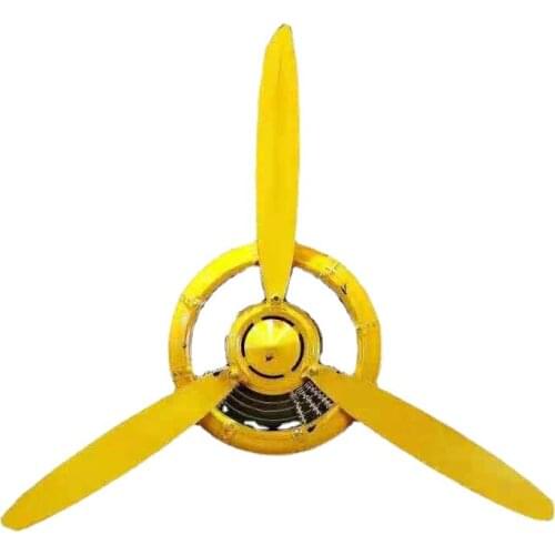 Industrial Air Plane Propeller Wall Clock Mute and HD display Aeroplane Retro Ornament Decor