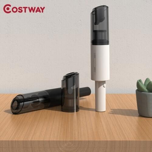 Costway Portable High Power High capacity Battery Vacuum Cleaner For Small Gap Car Household Wireless Handheld Vacuum Cleaner