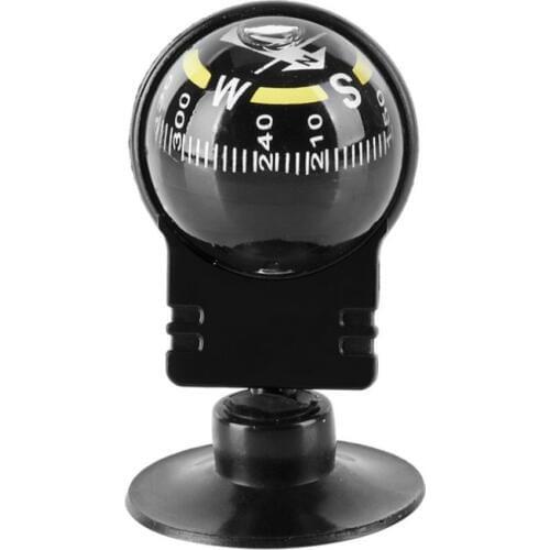 Practical Vehicle Mounted Compass Direction Adhesive Compasses Outdoor Direction Guidance Tool Auto Spherical Ball