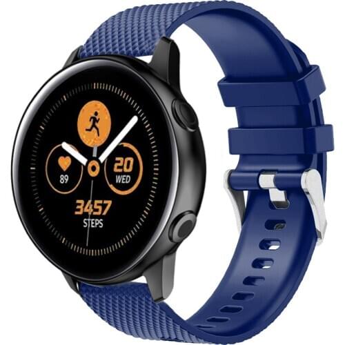 Suitable for Samsung gear S2 classic gear sport 20 mm silicone sports clock band ticwatch 2 band replacment Garmin Vivoactive 3