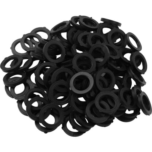 Garden Hose Washers Rubber O-Ring Seals Self Locking Tabs for All Standard 3/4inch Water Faucet or Garden Shower Hose Irrigation