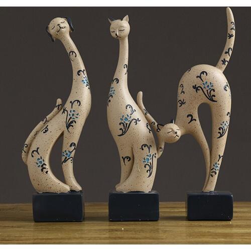 American Creative Resin Animal paradise fairy garden miniature figurines Cat chicken duck dog tabletop crafts home decoration