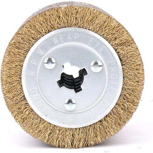 Deburring Abrasive Stainless Steel Wire Round Brush Polishing Grind Buffer Wheel