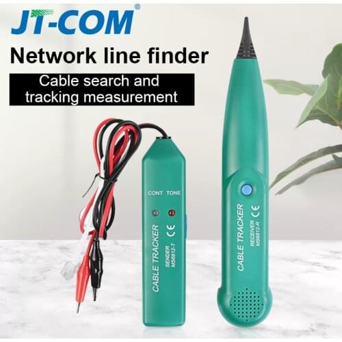 MS6812 LAN Network Cable Tester Telephone Phone Wire Tracker Line Finder for UTP STP Cat5 Cat6 RJ45 RJ11 Cable Line Finder Tool