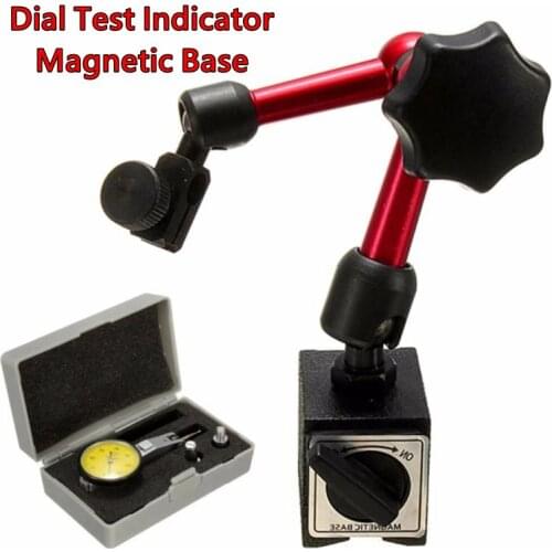 Universal Mini Flexible Dial Test Indicator Magnetic Base Holder Stand Magnetic Correction Gauge Stand Dial Test Indicator Tool