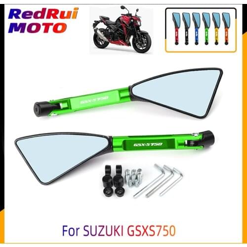 For SUZUKI GSXS750 GSX-S750 ABS Aluminum CNC Motorcycle Side Mirror rearview Mirrors Motorcycle Accessorie rearview Mirrors